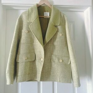 Sandro Light Olive Women's Blazer